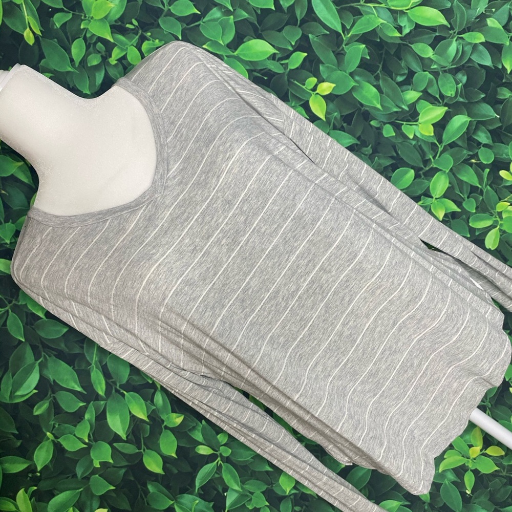 Mossimo Shimmer Stripe Long Sleeve Minimalist Tee · Size S - Picture 4 of 5